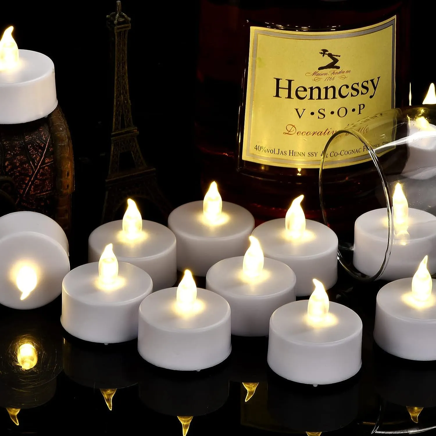 Tea Light Candles with Remote Control,Flickering Flameless LED Candle,Long Lasting 400 Hours,Battery Operated,with Timer for Home Decoration Seasonal &Festival Celebration WarmWhite (50pcs)