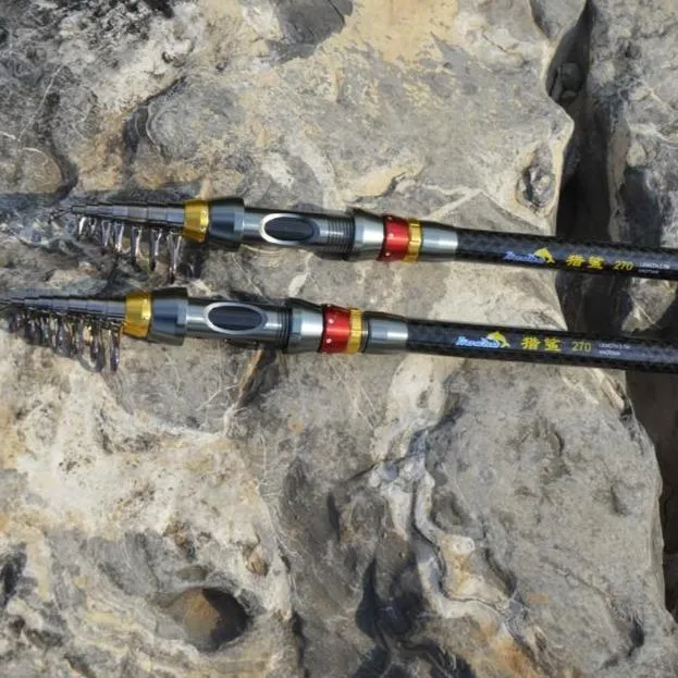TELESCOPIC SPINNING FISHING ROD