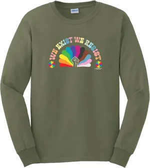 ThisWear We Exist We Resist Unisex Short Sleeve or Long Sleeve T-Shirt