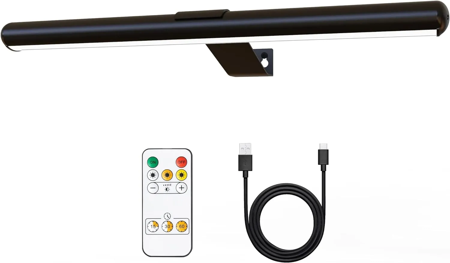 TINTINDOC 16inch Picture Light with Remote,Rechargeable Battery Painting Light for Art Full Metal, Dimmable Timer Led Accent Light for Painting Gallery Dartboard Portrait Indoor on Wall