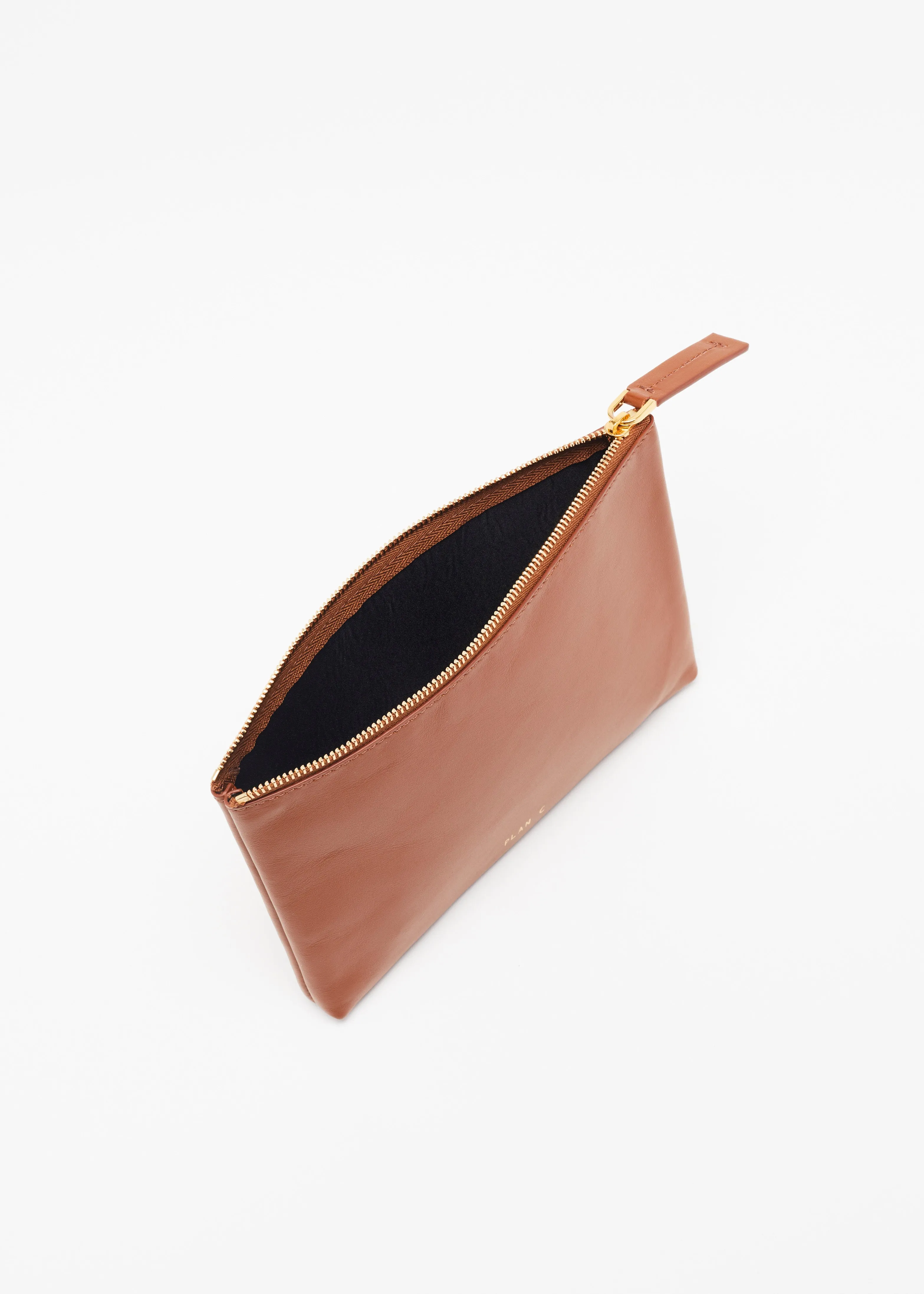 TOASTED LEATHER DOCUMENT HOLDER