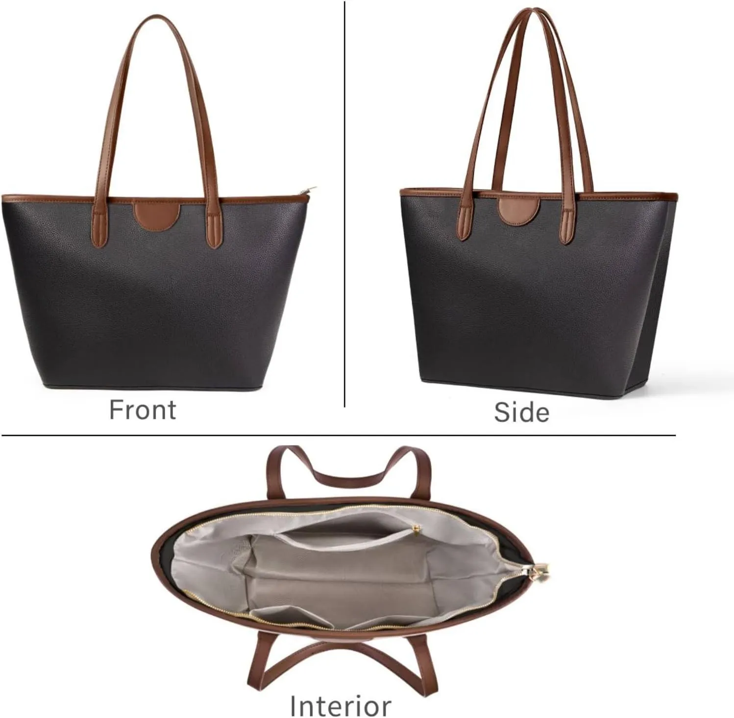 Tote Bag for Women Large Leather Work Bag Travel Shopping Shoulder Handbags 2025 Trendy