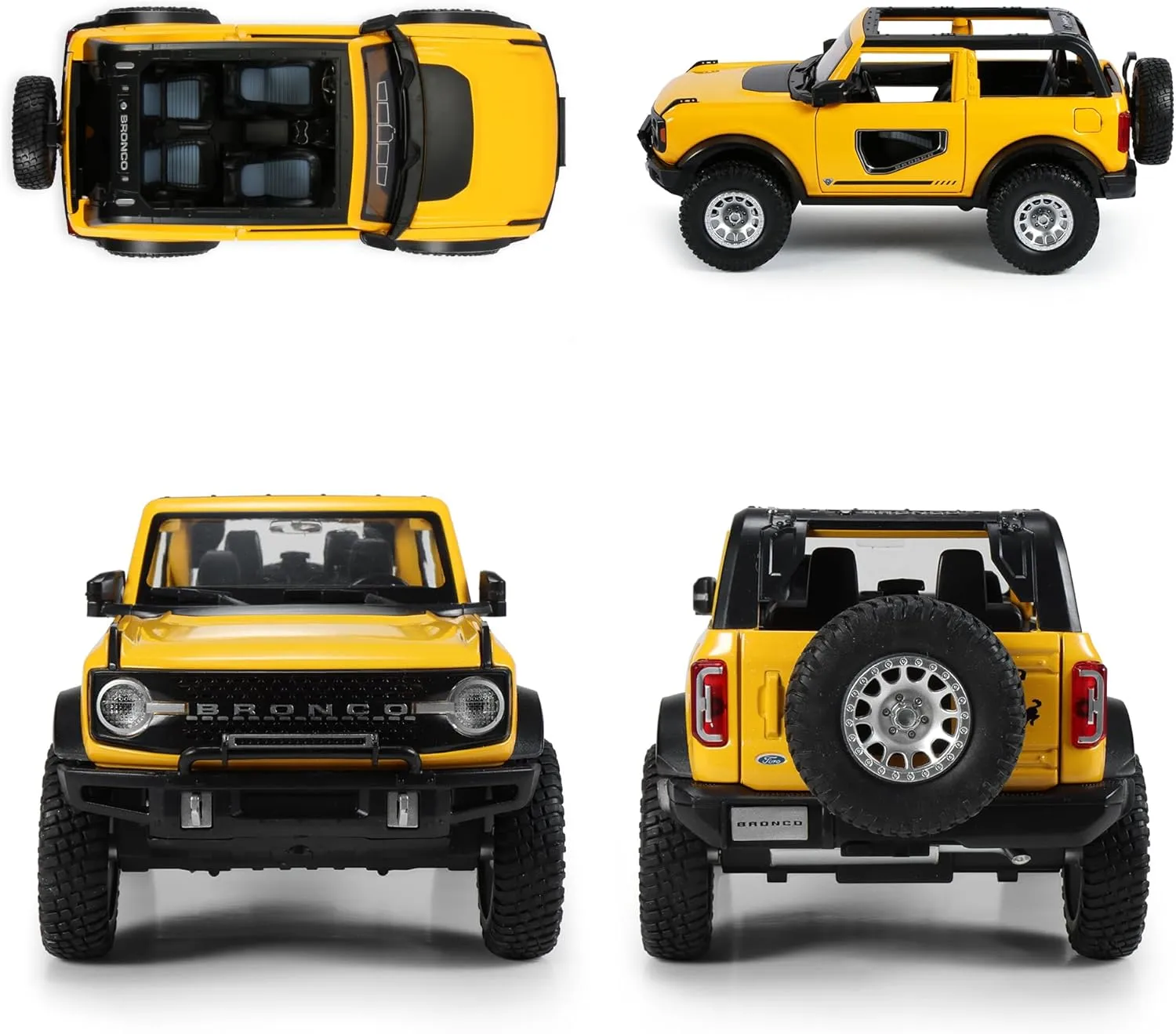 Toy Car for Boys 3-12 Years Old, Pull Back Car Toys Alloy Vehicles Toys with Lights and Sounds, 1:24 Scale Model Car forLovers Collecttion, Yellow