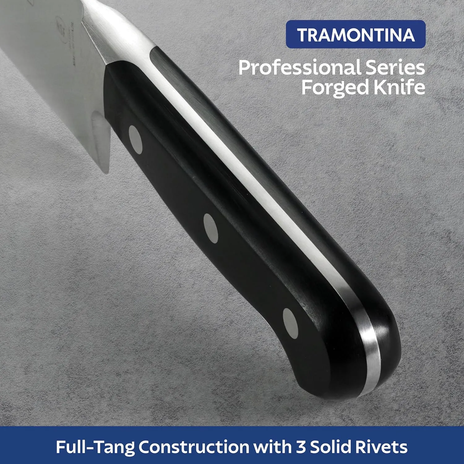 Tramontina Pro Series Forged 8-Inch Chef Knife, Stain-free High-Carbon Steel Kitchen Knives for Cooking
