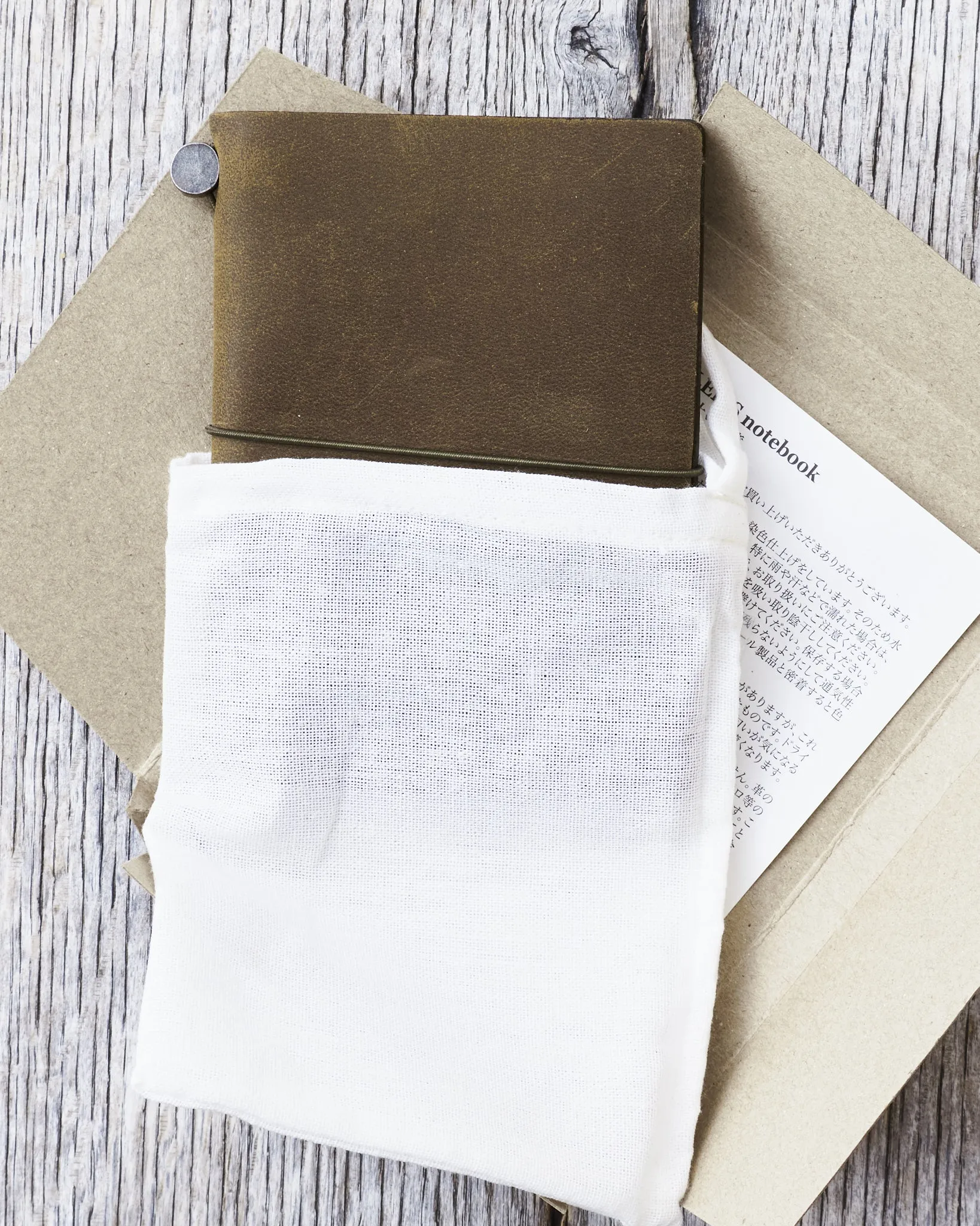 Traveler’s Company Notebook Passport Size Olive