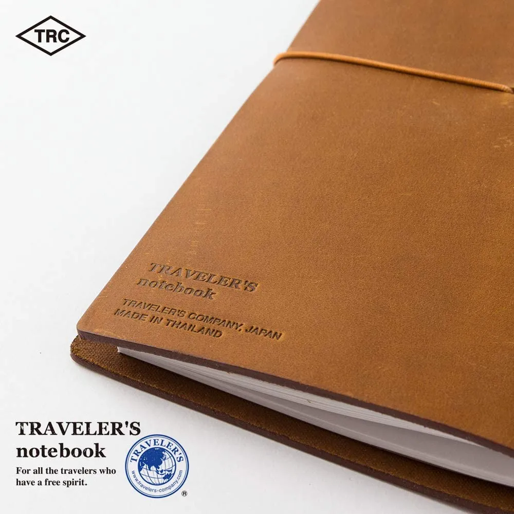 Traveler's Company Traveler's Notebook Starter Kit - Camel Leather - Regular Size