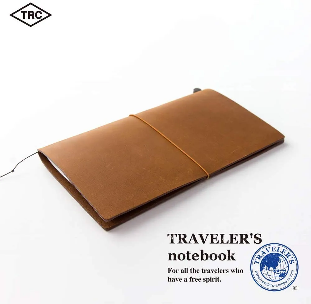 Traveler's Company Traveler's Notebook Starter Kit - Camel Leather - Regular Size