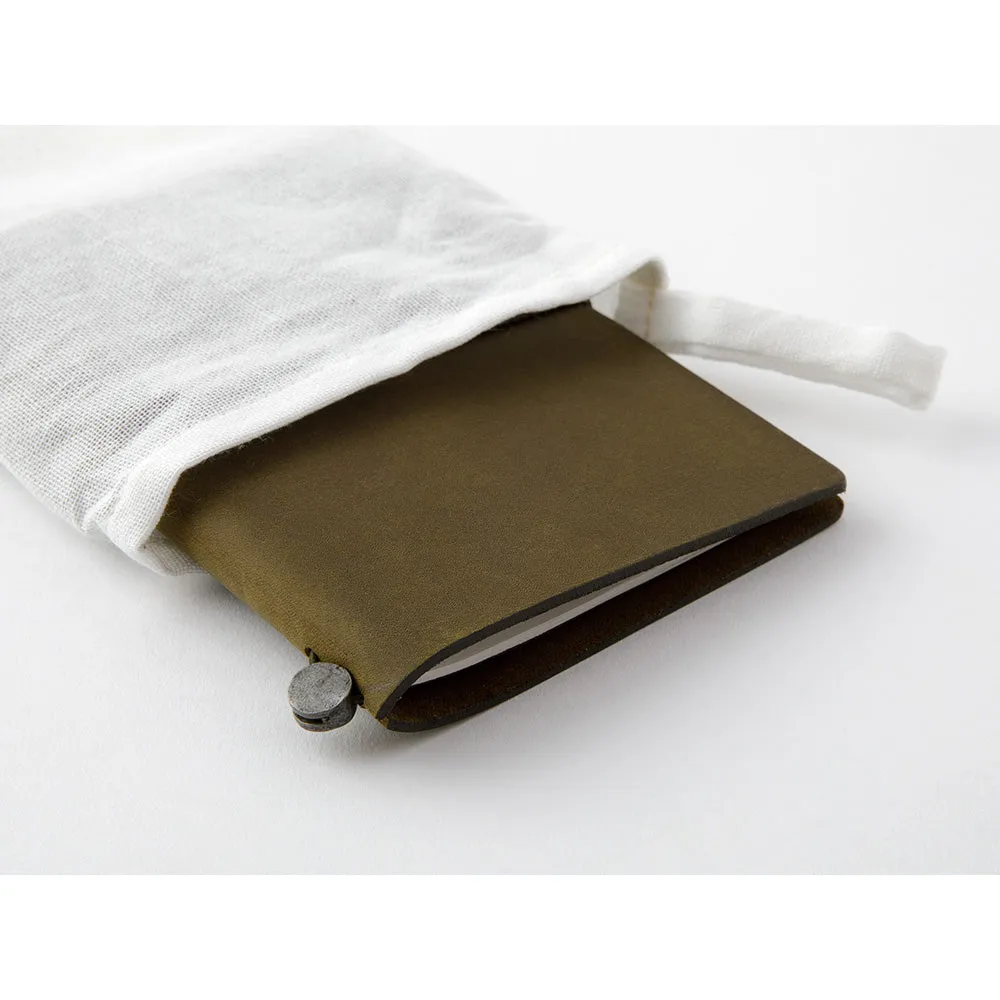 Traveler's Company Traveler's Notebook Starter Kit - Olive Leather - Passport Size