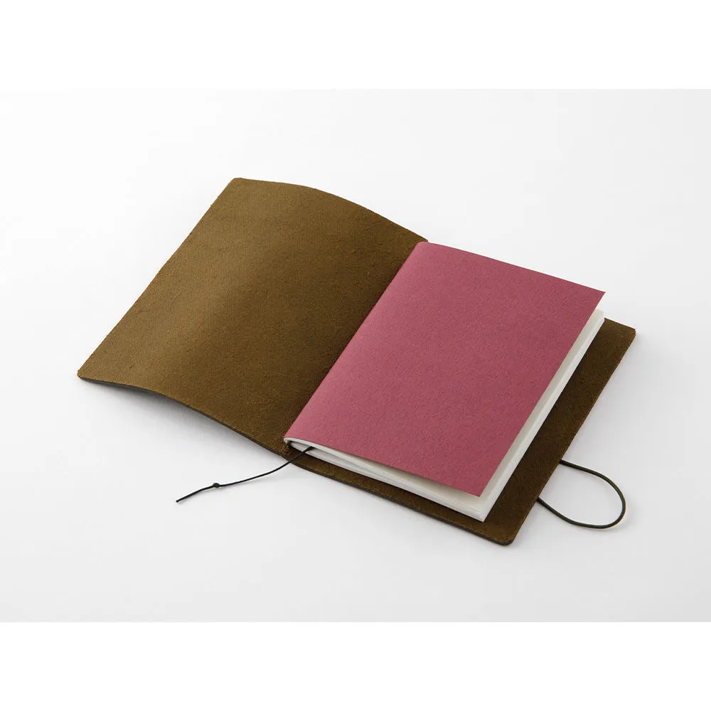 Traveler's Company Traveler's Notebook Starter Kit - Olive Leather - Passport Size