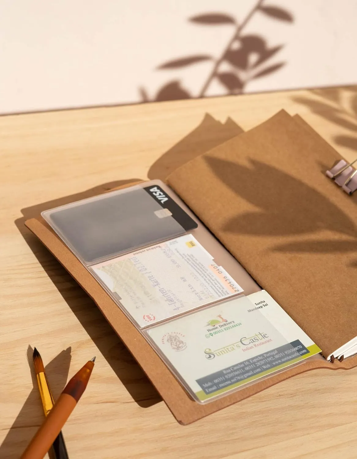 Travelers Notebook Jurassic Park | Travel Pocket Notebook | Travel Journal For Men | Gifts For Travelers | Cute Small Notebook | 7.3 x 4 Inches | 80 Sheets PU Leather Journal | Jurassic World Rebirth