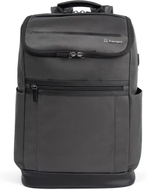 Travelpro Crew Executive Choice 3 Medium Top Load Backpack fits up to 15.6 Laptops and Tablets, USB A and C Ports, Men and Women, Titanium Grey