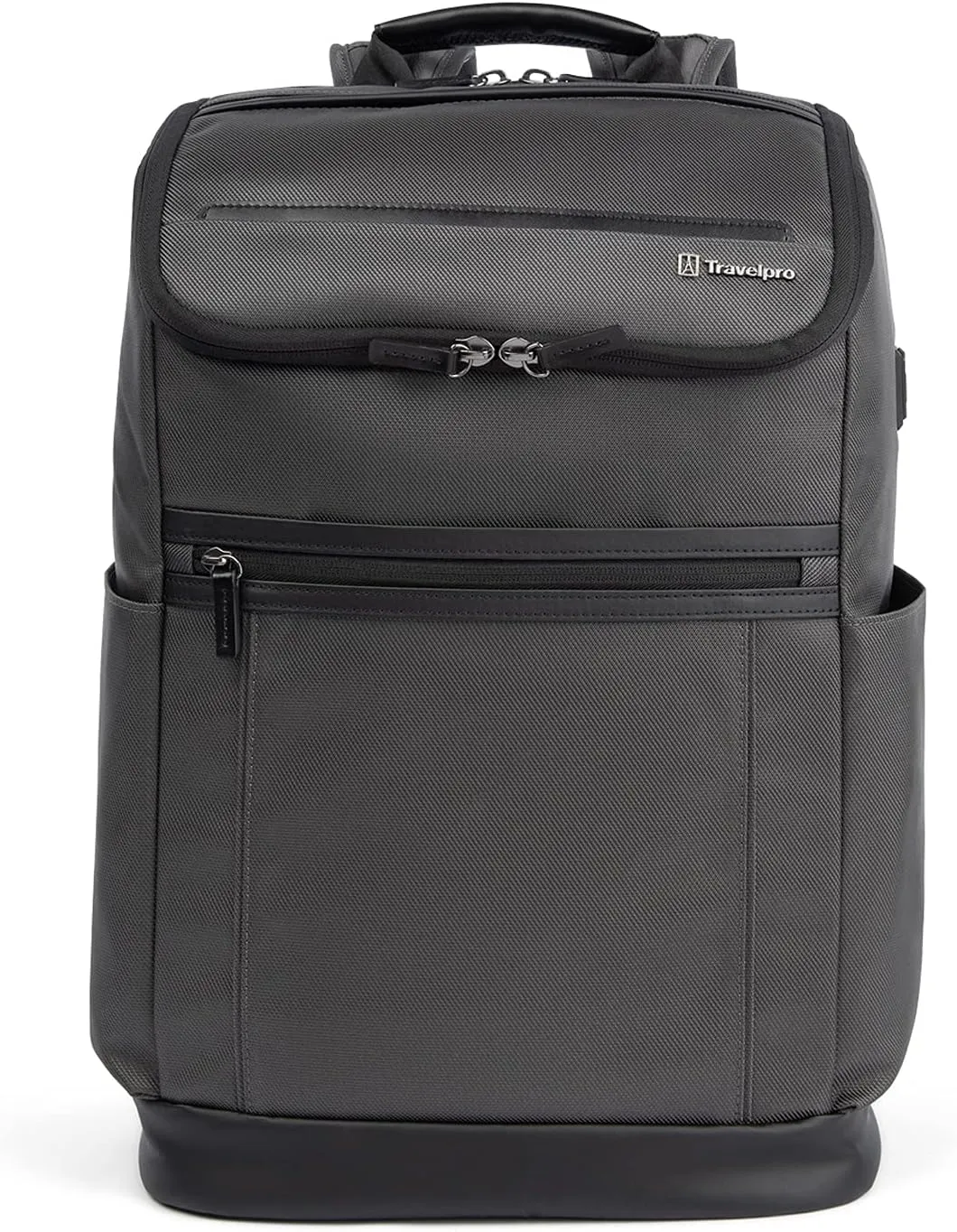 Travelpro Crew Executive Choice 3 Medium Top Load Backpack fits up to 15.6 Laptops and Tablets, USB A and C Ports, Men and Women, Titanium Grey