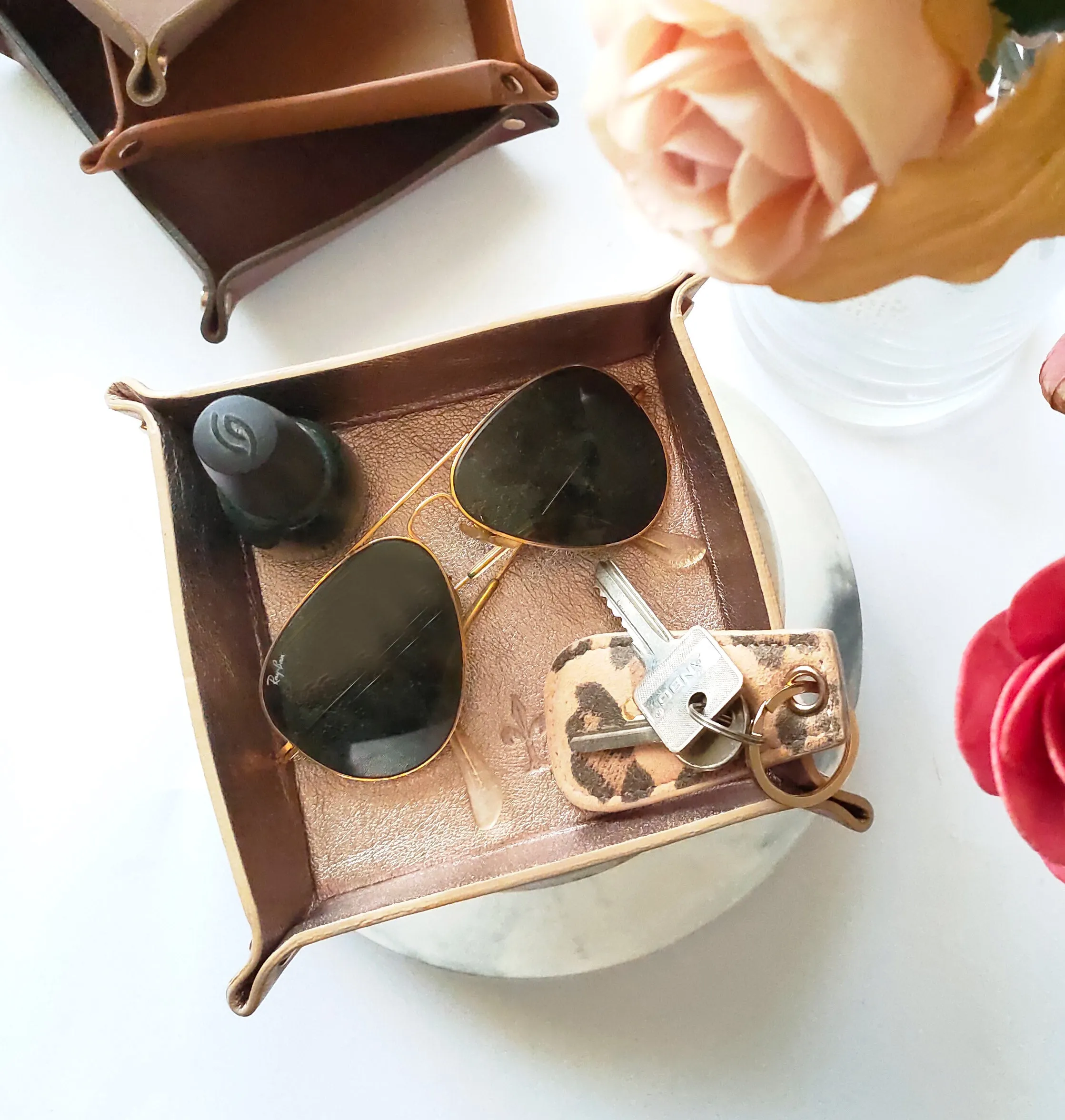 Trinket Tray - Choose your leather