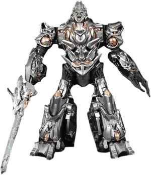 TW-1023 Movie 1 Painted Version SS54 V Level Alloy Deformation Robot Manual Assemble Car Robots 8.1 Inch Action Figure Gift Collectible Model Ornaments Statue, Multicolor（Megatron）