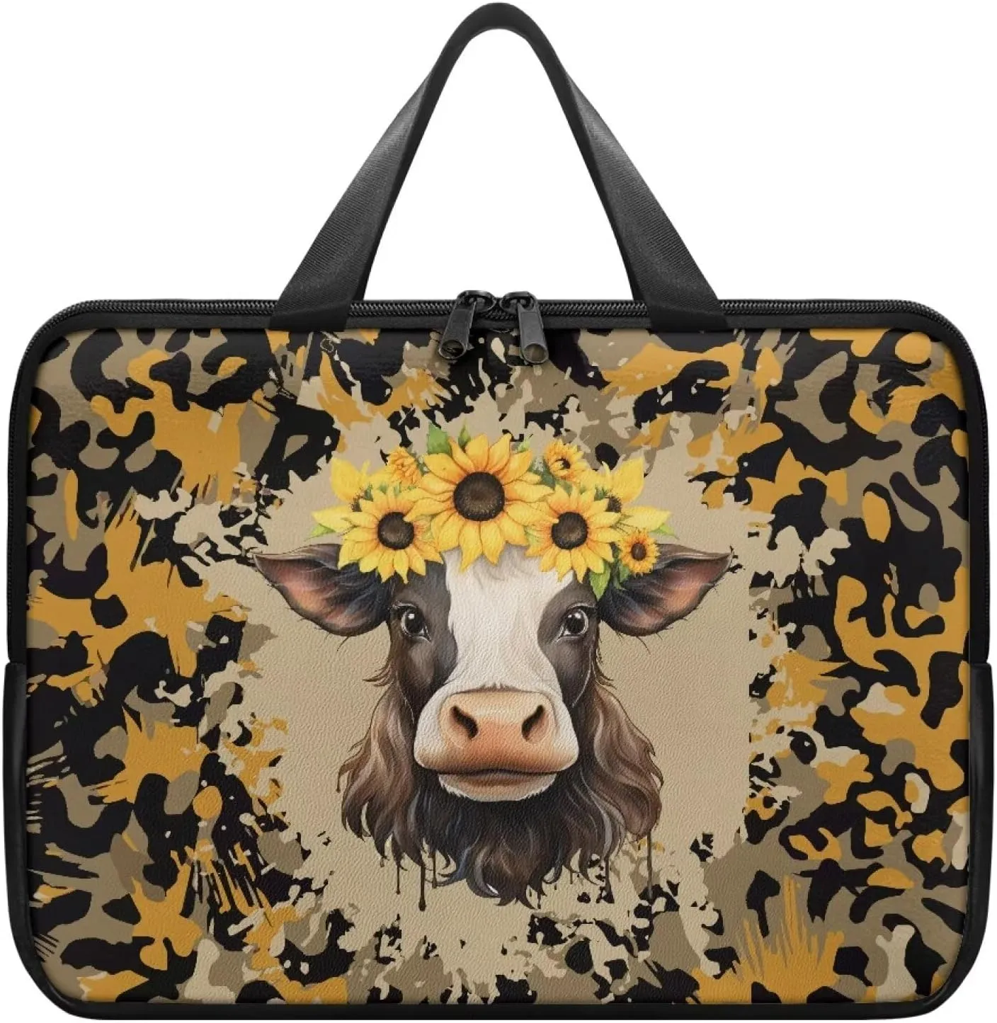 Uasibuni Computer Carrying Case,Notebook Bag for Women,Laptop Messenger Bag for Men,Laptop Sleeve