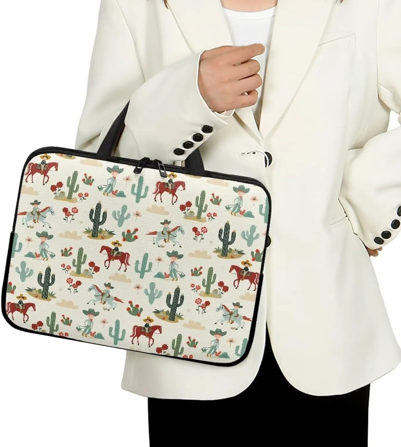 Uasibuni Laptop Sleeve Case with Handle for 14/15.6/ 17In Laptop,Laptop Case Cover Cute Laptop Bag for Women Men