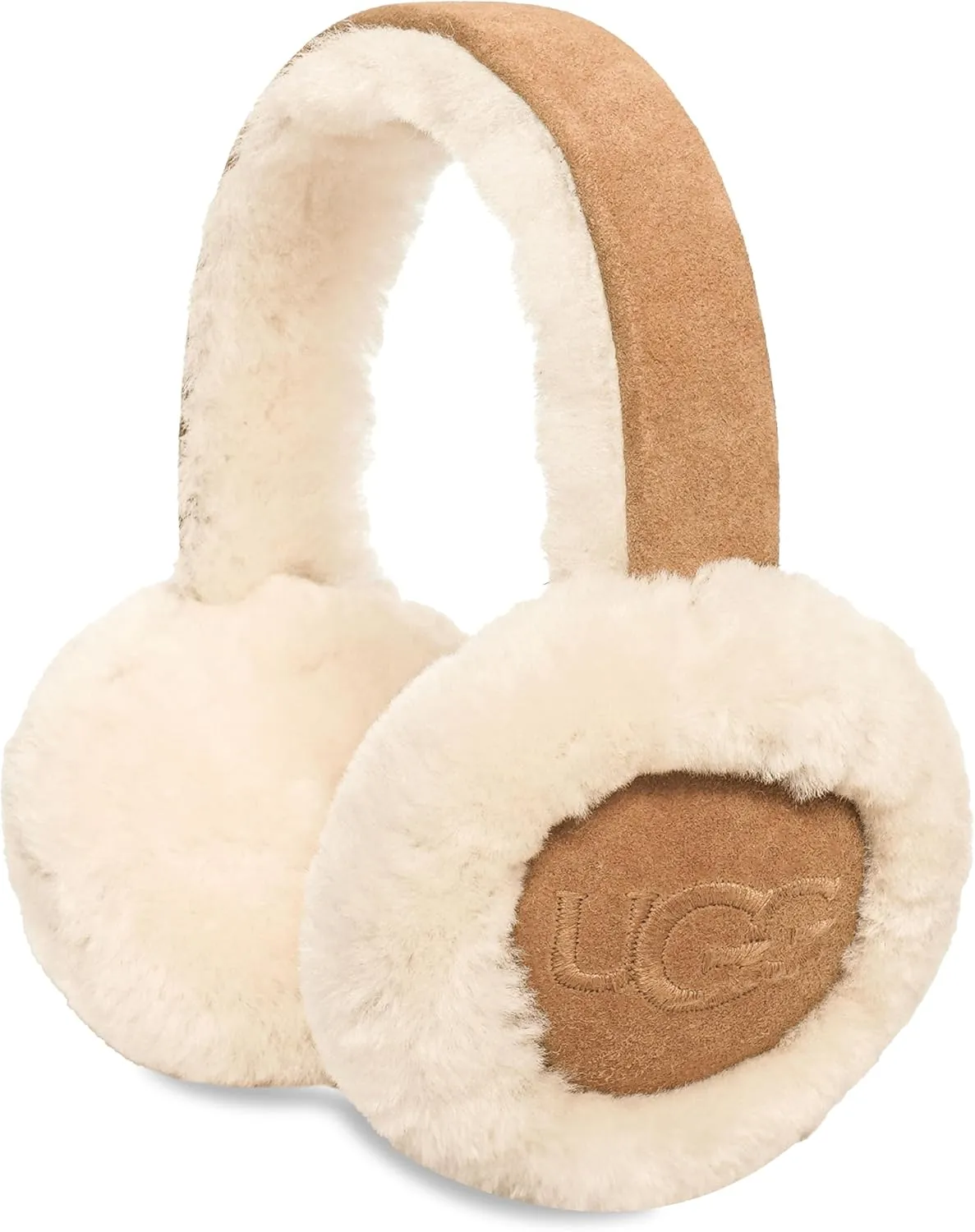 UGG Women's Water Resistant Sheepskin Earmuffs with Embroidered Logo
