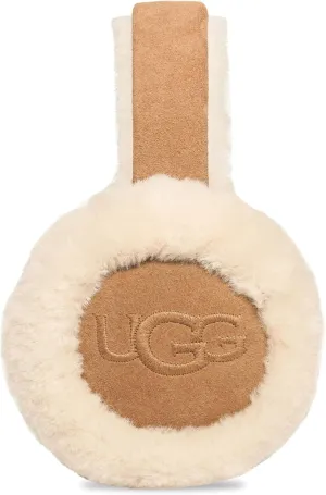 UGG Women's Water Resistant Sheepskin Earmuffs with Embroidered Logo