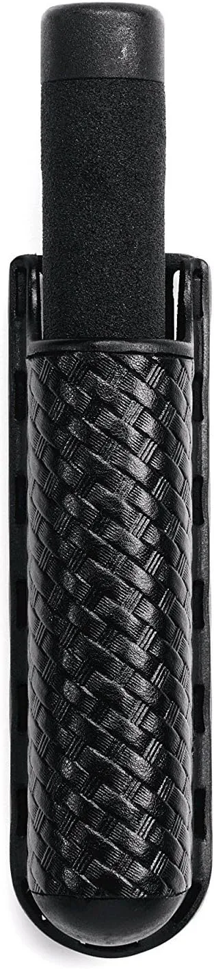 Uncle Mike's ASP Baton Holder - Mirage Basketweave ASP Baton Mirage BW Black Holder Injection Molded, Card 74842, 21/26"