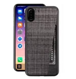 Uniq Slate ID Monde Wallet Case for iPhone X / Xs - Jet (BONUS Screen Protector!!)