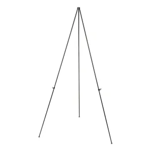 Universal® Instant Setup Foldaway Easel, Adjusts 15" To 61" High, Steel, Black