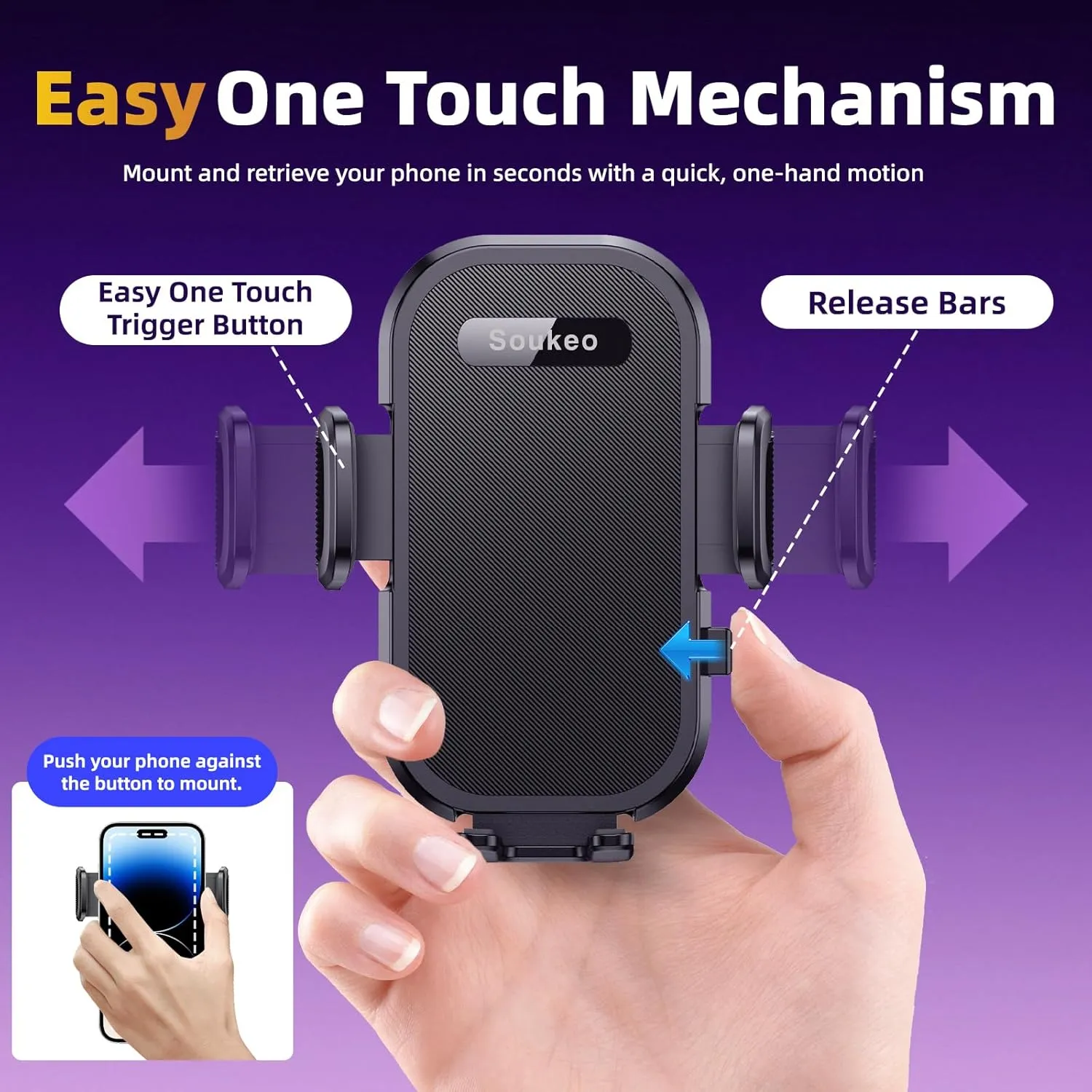 Upgraded Car Phone Holder Fits for Dodge Ram 1500 2009-2012,Ram 2500 2010-2012,Ram 3500 2010-2012 Auto Accessories,Cradles Adjustable Cell Phone Mount for 4-7 in Phones