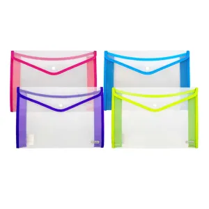 V-Flap Clear A4/Letter Size Document Holder