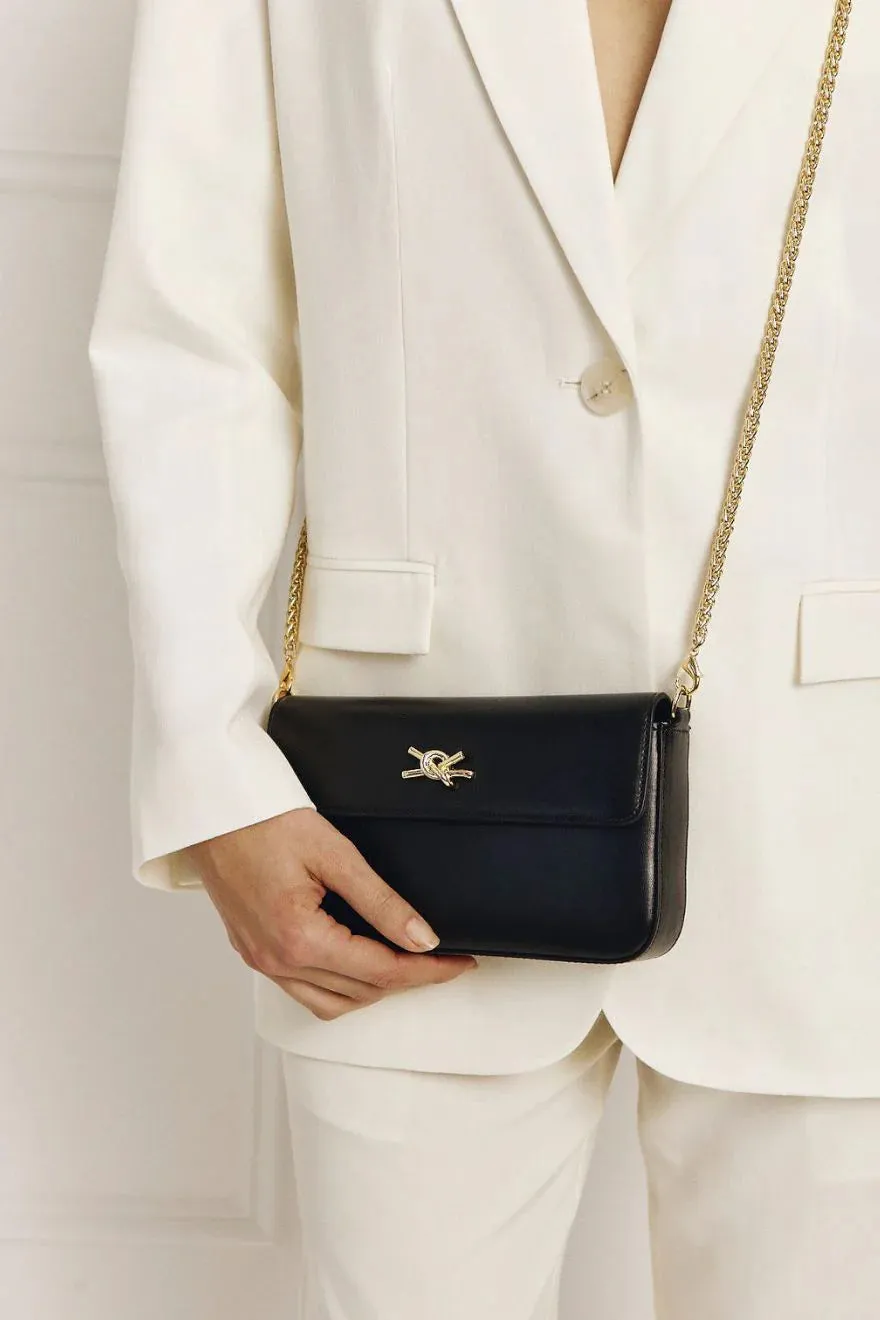 VESTIRSI - Sophie Knot Pouchette Bag BLACK
