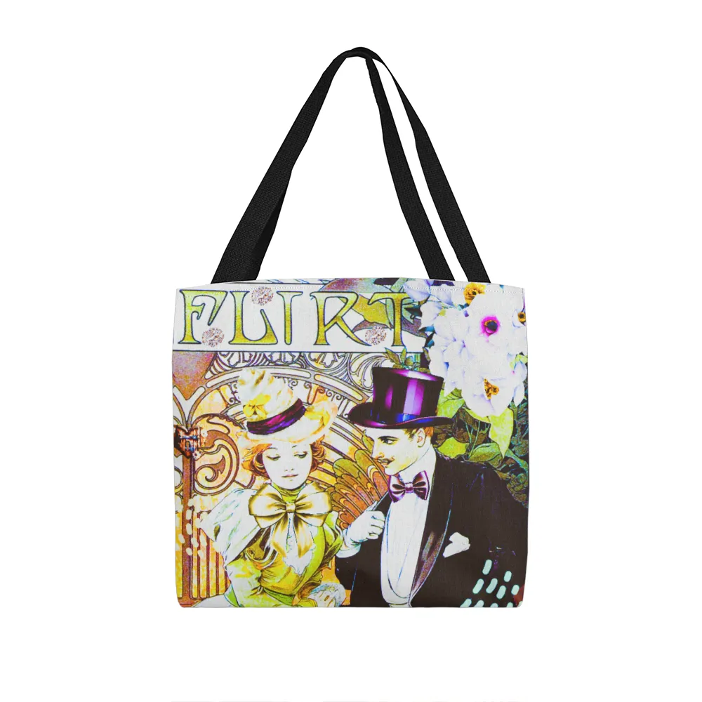 Vintage Couple Flirting Classic Tote Bag