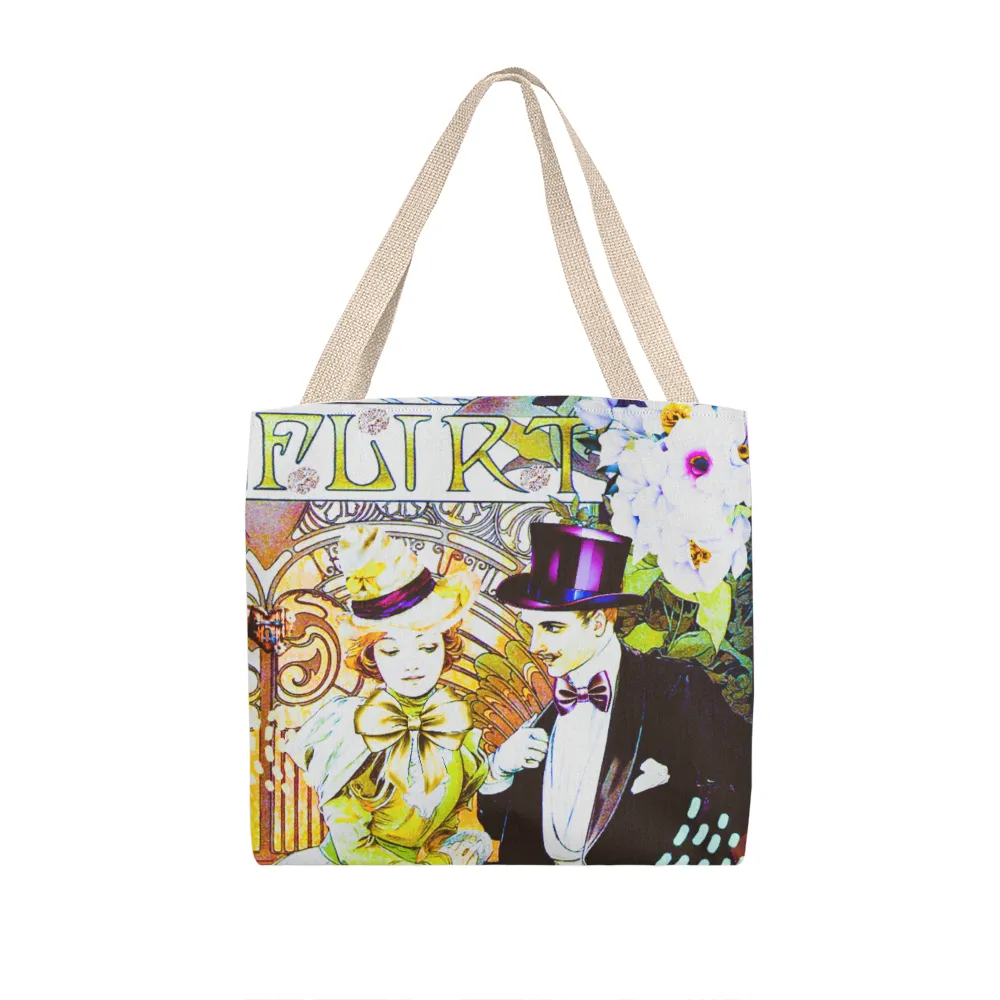 Vintage Couple Flirting Classic Tote Bag