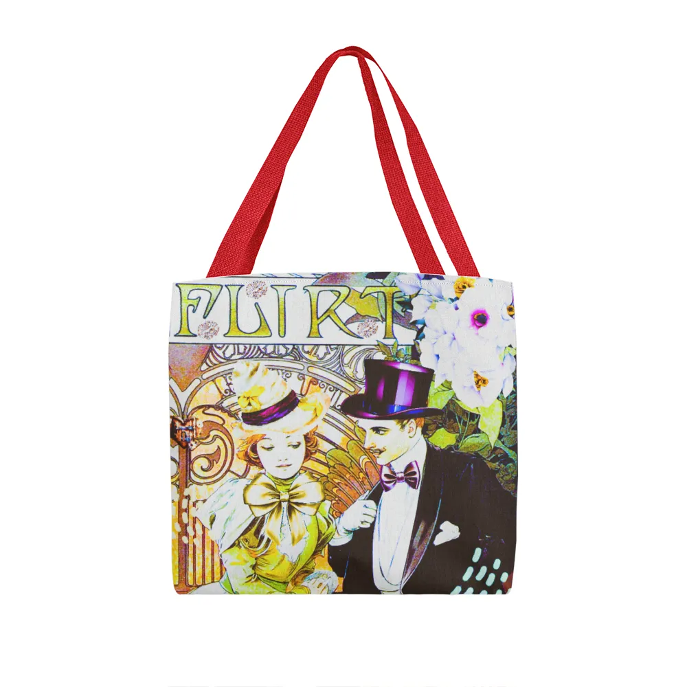 Vintage Couple Flirting Classic Tote Bag