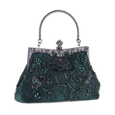 Vintage Silk Embroidered Bag
