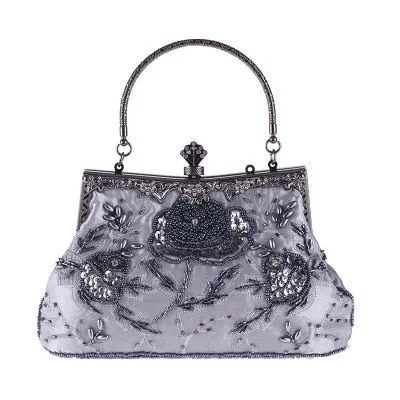 Vintage Silk Embroidered Bag