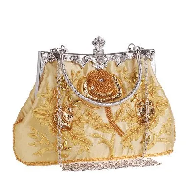 Vintage Silk Embroidered Bag