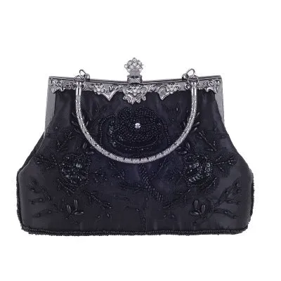 Vintage Silk Embroidered Bag