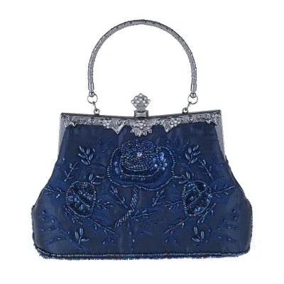 Vintage Silk Embroidered Bag