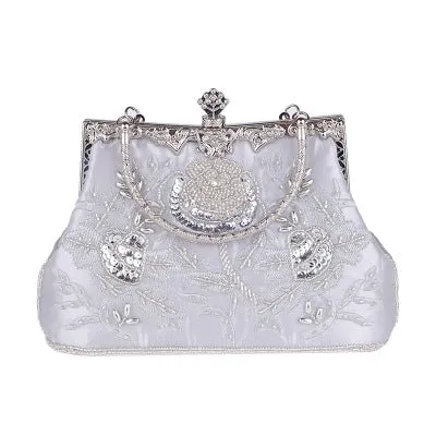 Vintage Silk Embroidered Bag