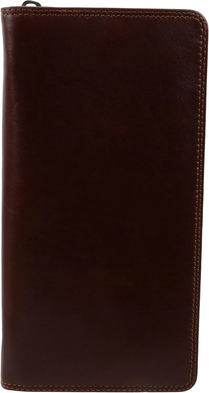 Visconti. Men's Visconti Leather Travel Wallet Onesize Black