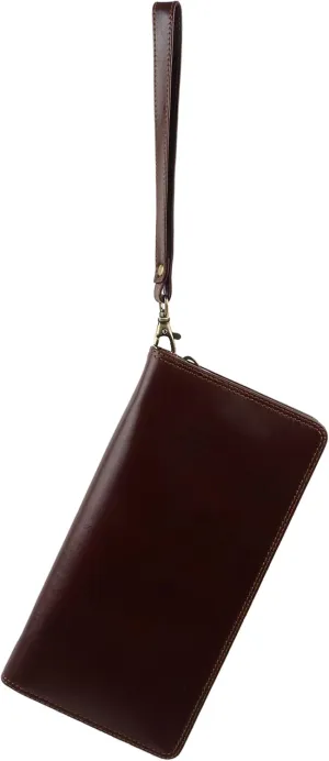 Visconti. Men's Visconti Leather Travel Wallet Onesize Black