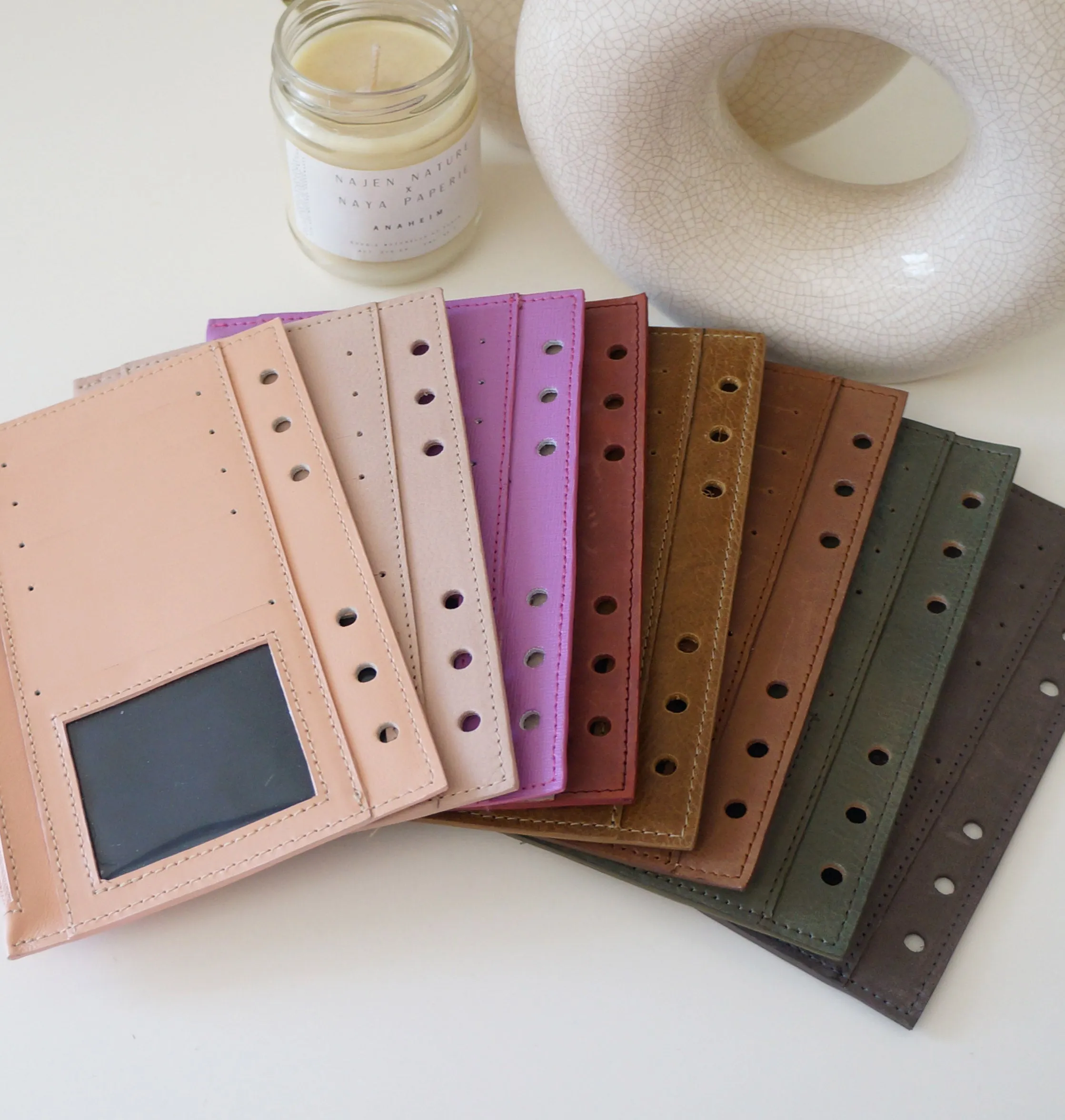 Wallet leather Fly leaf