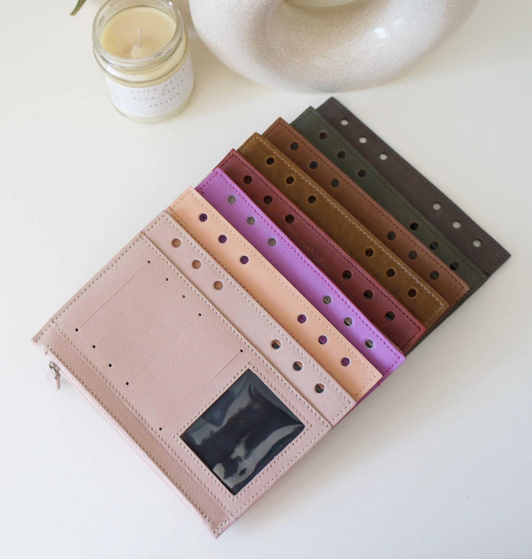 Wallet leather Fly leaf