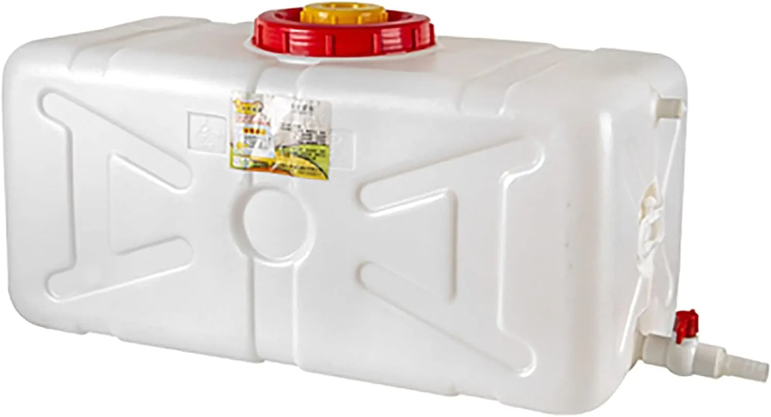 Water Tank （80L/110L） PE Soft Collapsible Emergency Water Storage Container Car Water Carrier Container Camping Water Containers Outdoor Travel Bucket(Size:110L)