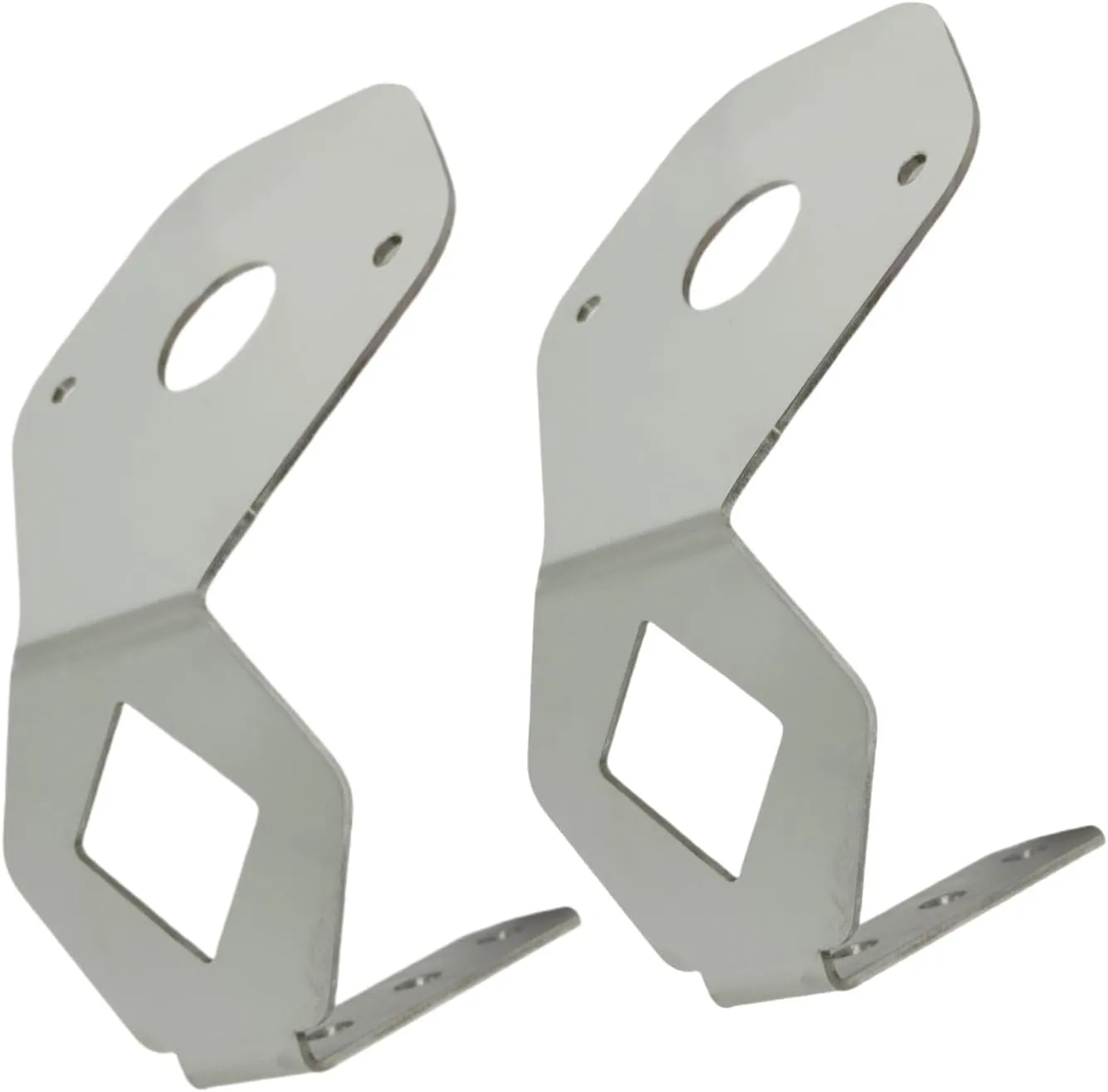 Watermelon Light Bracket,Fits for Watermelon Mirror Turn Signal Angled Stainless Steel Bracket Holder 2 Pack( Lights Not Includes)
