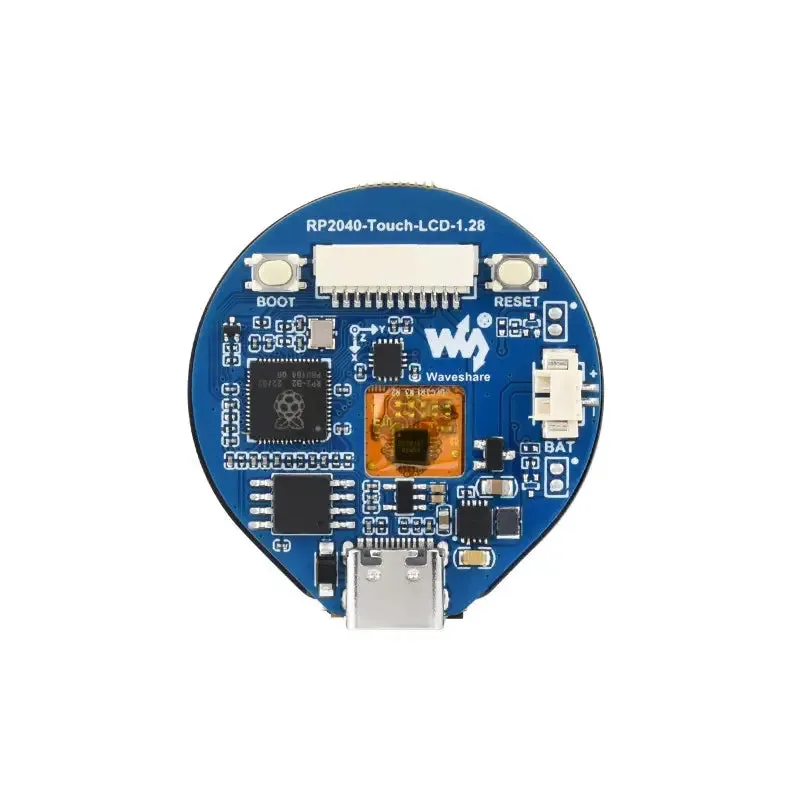 Waveshare RP2040 DevBoard w/ 1.28inch Round Touch LCD, Accelerometer & Gyroscope