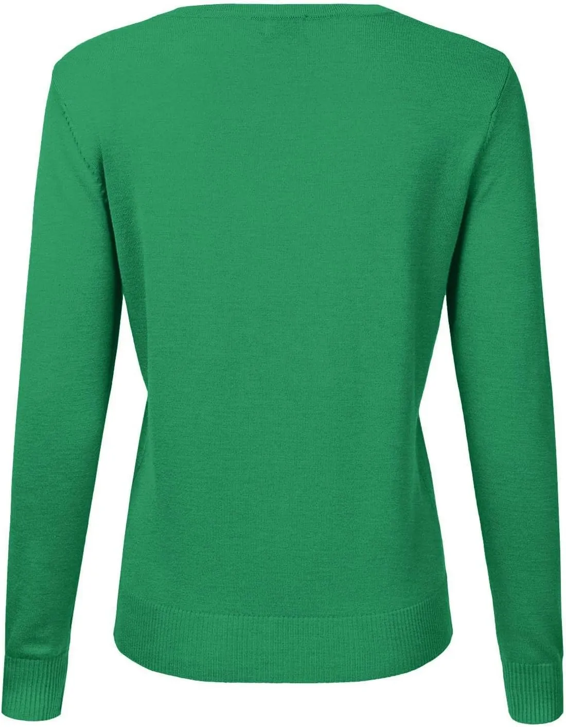 Women Cardigan 3/4 Sleeves Open Front Autumn and Winter Models of Classic Versatile Basic Women's Long Sleeve