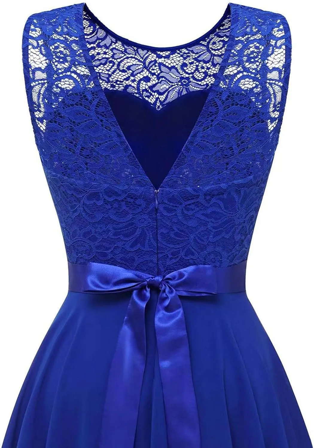 Women's Cocktail Dresses 2025 Trendy Elegant Lace Ruffle Hem Chiffon Dress Wedding Guest Evening Party Bridesmaid Dress