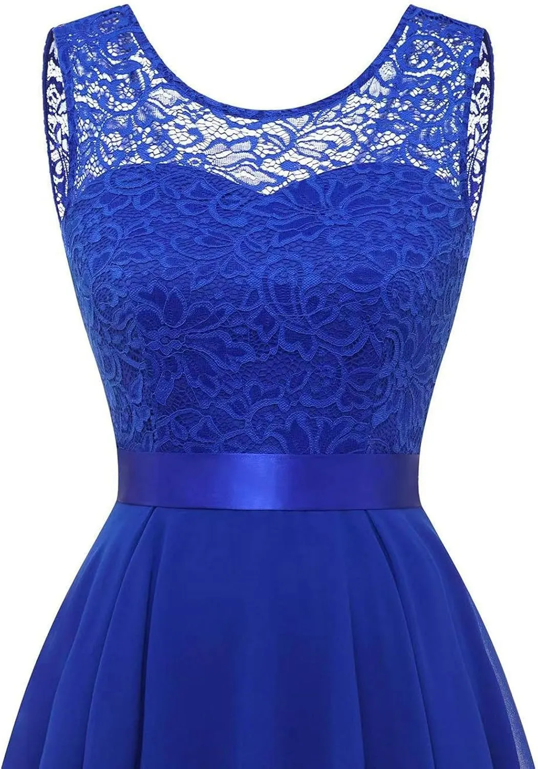 Women's Cocktail Dresses 2025 Trendy Elegant Lace Ruffle Hem Chiffon Dress Wedding Guest Evening Party Bridesmaid Dress