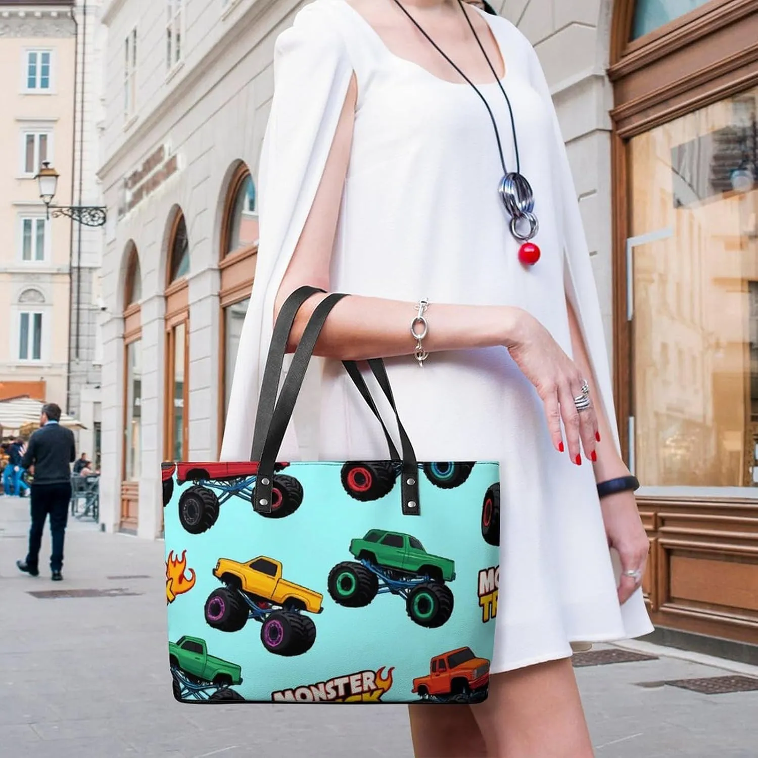 Women's Elegant Leather Shoulder Bag Casual Chic Handbag For Daily Use