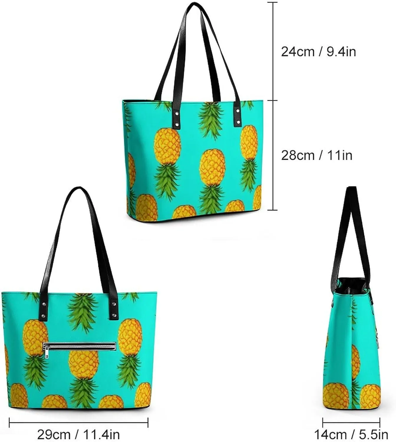 Women's Elegant Leather Shoulder Bag Casual Chic Handbag For Daily Use
