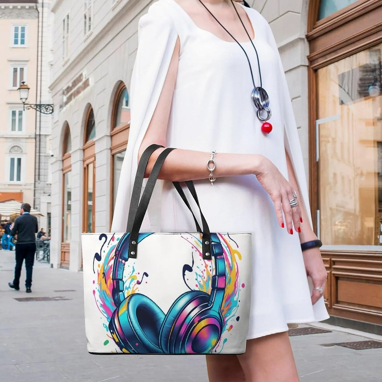 Women's Fashion Travel Shoulder Bag, Handbags Purse for Women, PU Leather Shoulder Bag for Travel Shopping